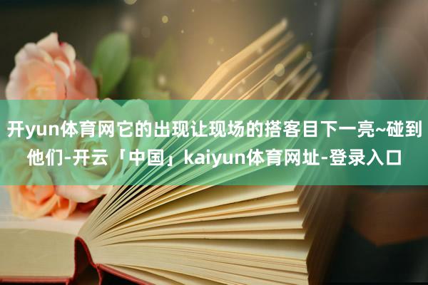 开yun体育网它的出现让现场的搭客目下一亮~碰到他们-开云「中国」kaiyun体育网址-登录入口